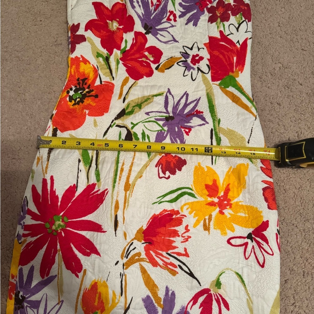 Dolce & Gabbana Floral Print Knee-Length Dress Size 4/6 - Picture 6 of 11